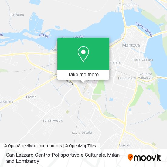 San Lazzaro Centro Polisportivo e Culturale map