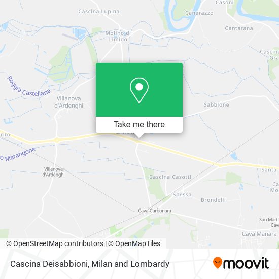 Cascina Deisabbioni map