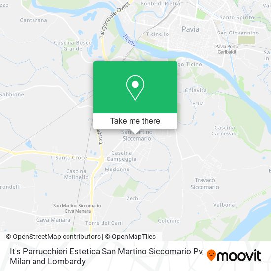 It's Parrucchieri Estetica San Martino Siccomario Pv map