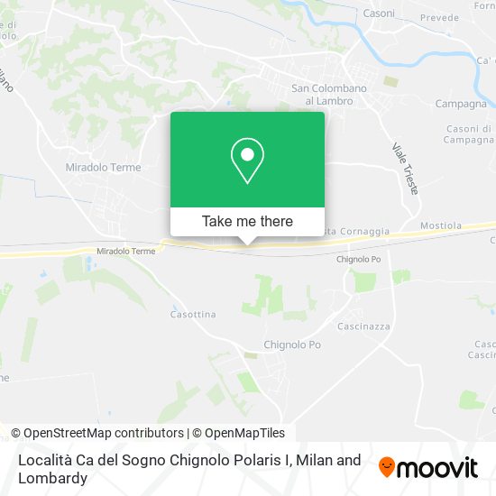 Località Ca del Sogno Chignolo Polaris I map