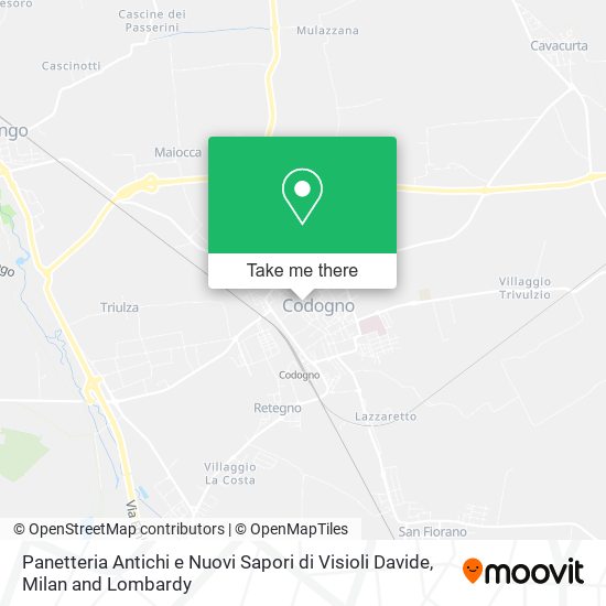 Panetteria Antichi e Nuovi Sapori di Visioli Davide map