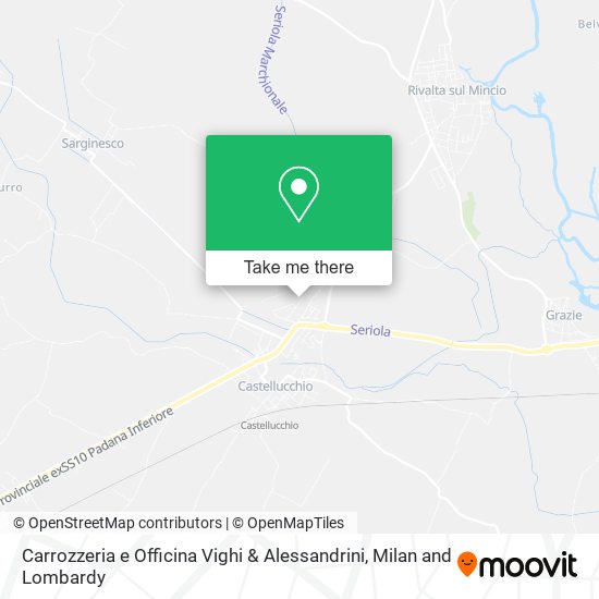 Carrozzeria e Officina Vighi & Alessandrini map