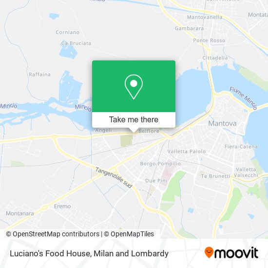 Luciano's Food House map