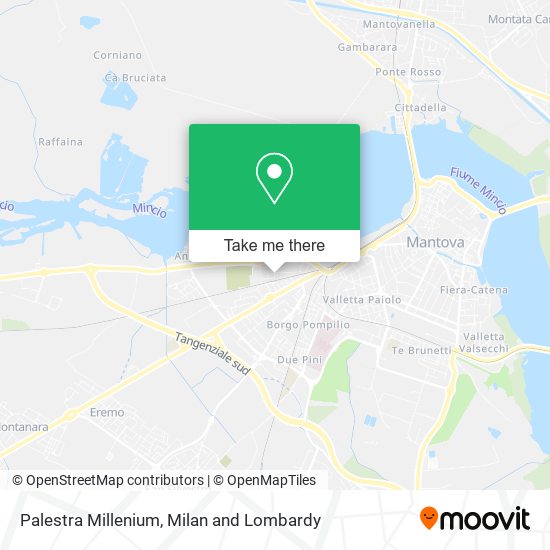 Palestra Millenium map