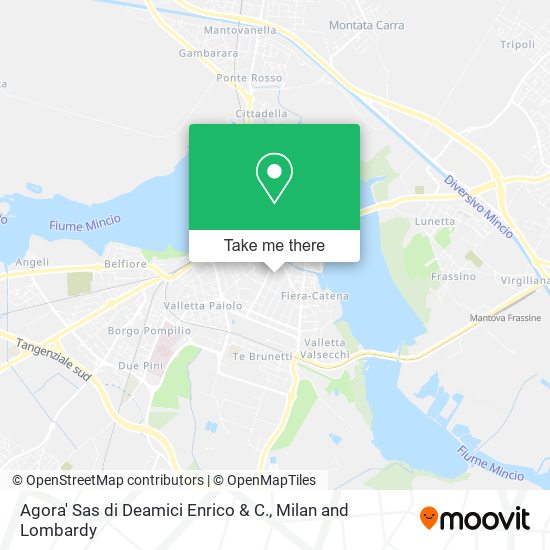 Agora' Sas di Deamici Enrico & C. map