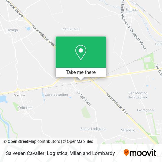 Salvesen Cavalieri Logistica map