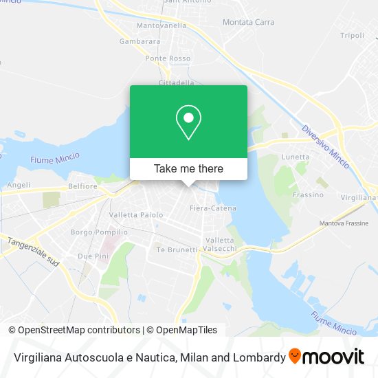 Virgiliana Autoscuola e Nautica map