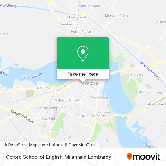 Oxford School of English map