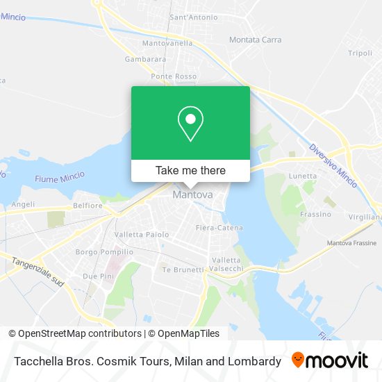 Tacchella Bros. Cosmik Tours map