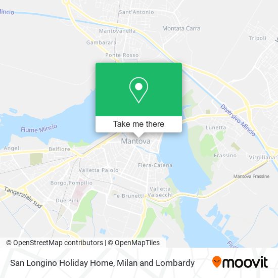 San Longino Holiday Home map