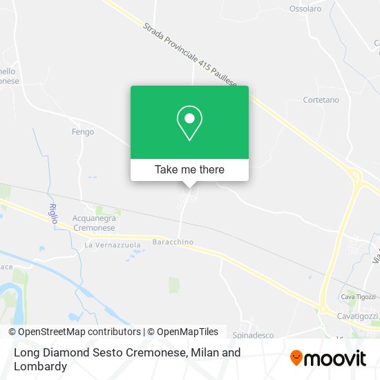 Long Diamond Sesto Cremonese map