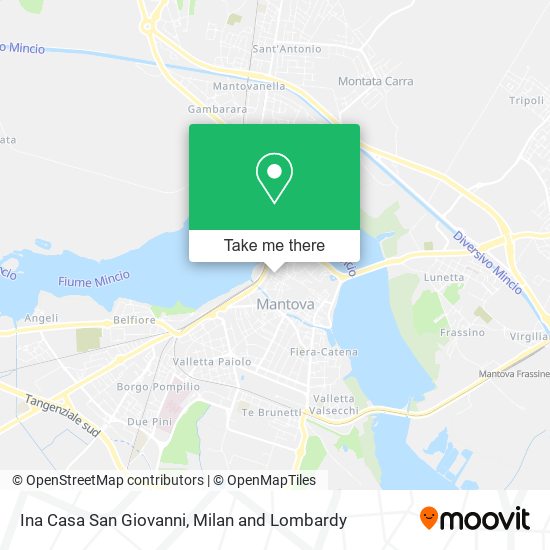 Ina Casa San Giovanni map