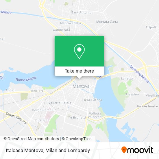 Italcasa Mantova map
