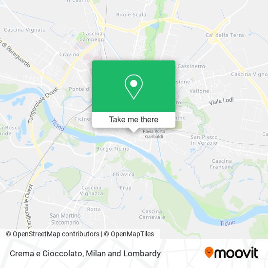 Crema e Cioccolato map