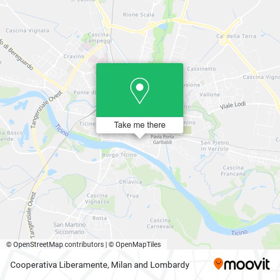 Cooperativa Liberamente map