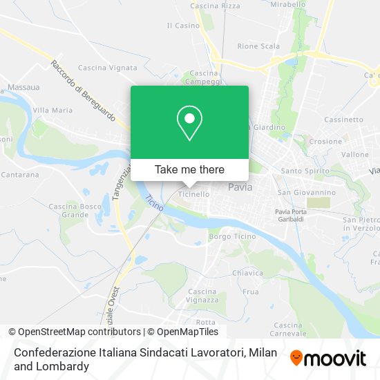 Confederazione Italiana Sindacati Lavoratori map