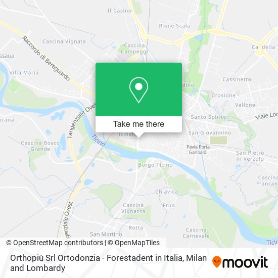 Orthopiù Srl Ortodonzia - Forestadent in Italia map