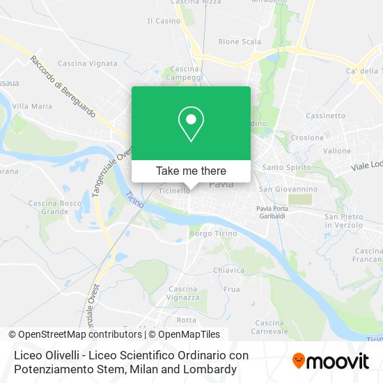Liceo Olivelli - Liceo Scientifico Ordinario con Potenziamento Stem map
