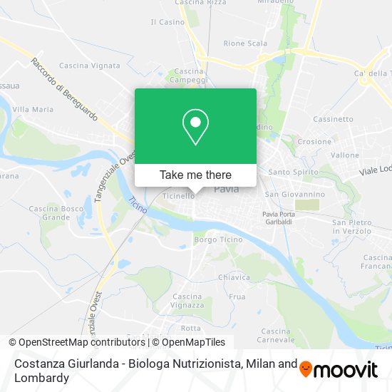 Costanza Giurlanda - Biologa Nutrizionista map