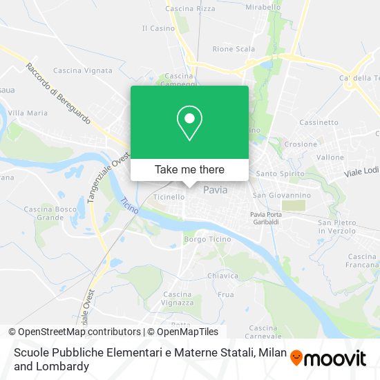 Scuole Pubbliche Elementari e Materne Statali map