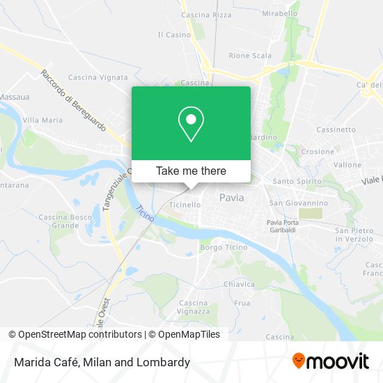 Marida Café map