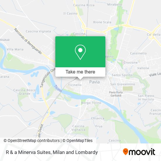 R & a Minerva Suites map