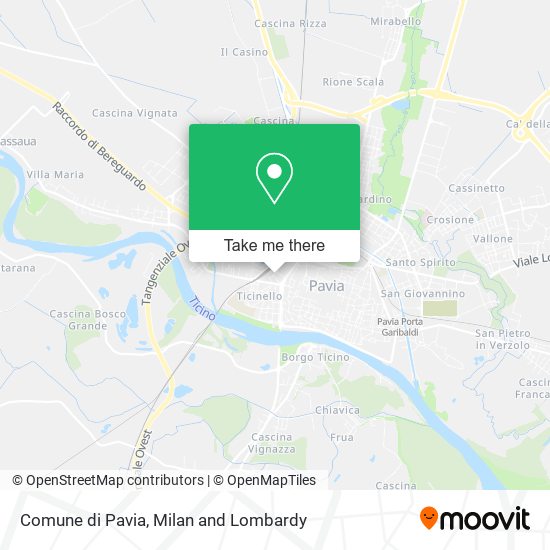 Comune di Pavia map