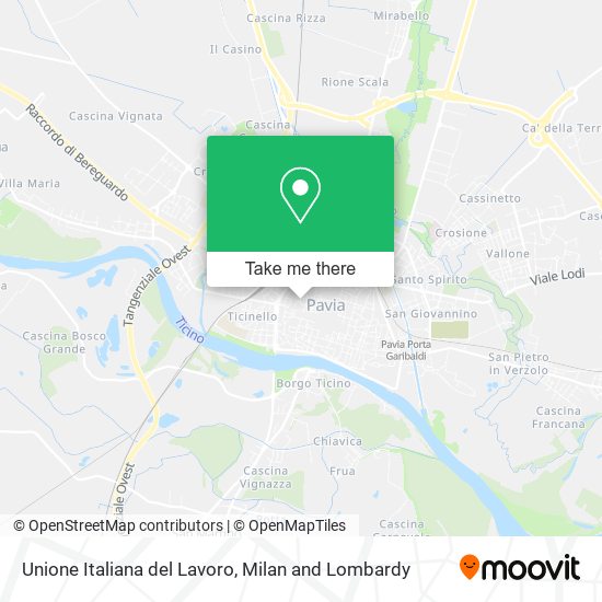 Unione Italiana del Lavoro map