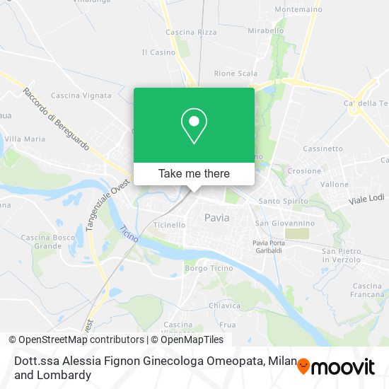 Dott.ssa Alessia Fignon Ginecologa Omeopata map