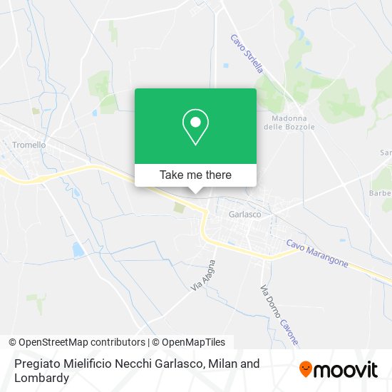 Pregiato Mielificio Necchi Garlasco map
