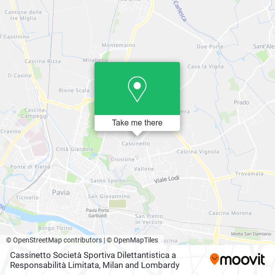 Cassinetto Società Sportiva Dilettantistica a Responsabilità Limitata map