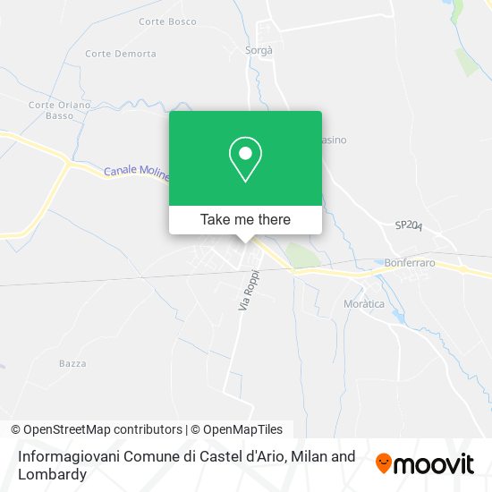 Informagiovani Comune di Castel d'Ario map