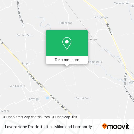 Lavorazione Prodotti Ittici map