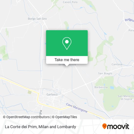 La Corte dei Prim map