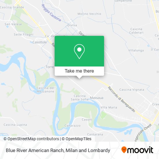 Blue River American Ranch map