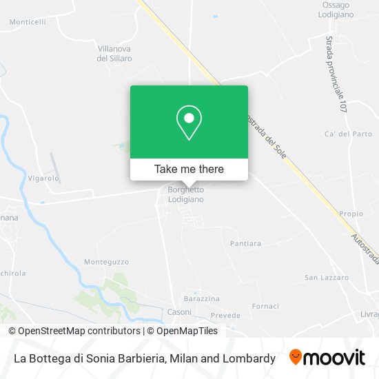 La Bottega di Sonia Barbieria map