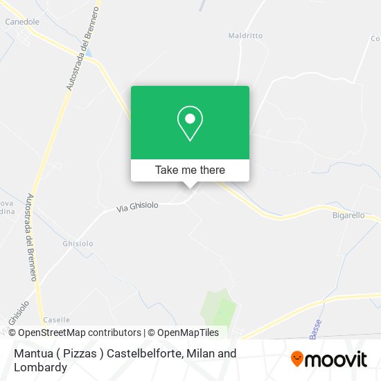 Mantua ( Pizzas ) Castelbelforte map