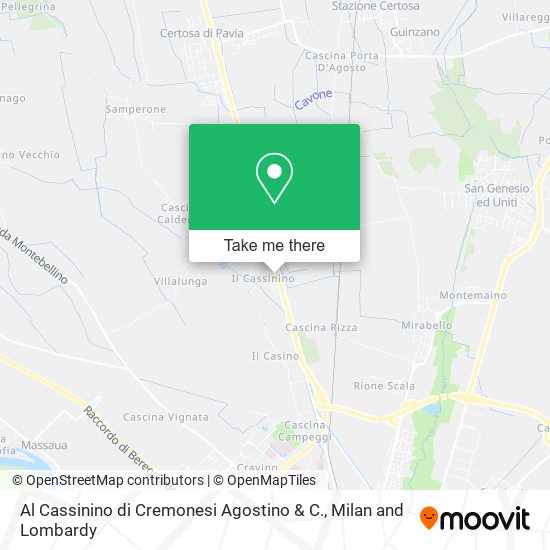 Al Cassinino di Cremonesi Agostino & C. map
