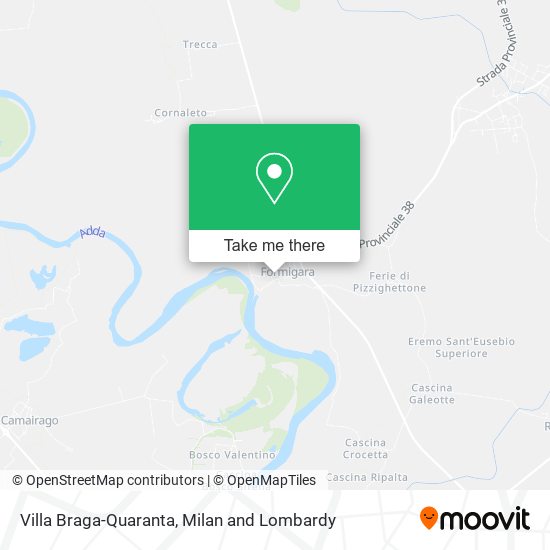 Villa Braga-Quaranta map