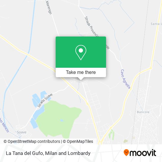 La Tana del Gufo map