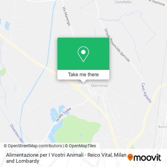 Alimentazione per I Vostri Animali - Reico Vital map