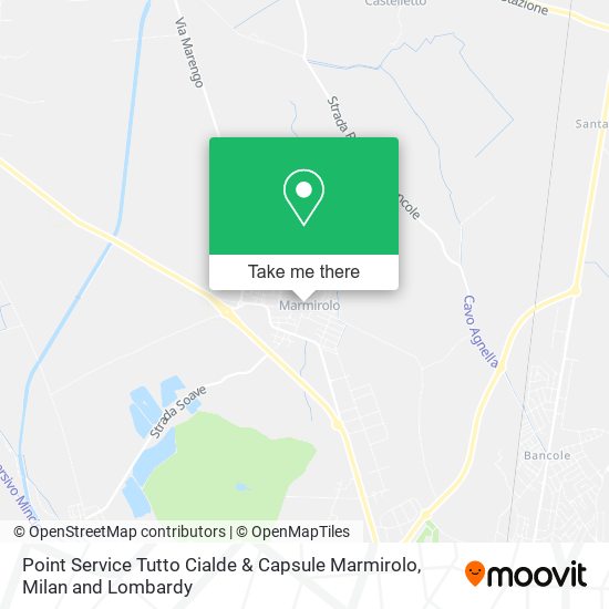 Point Service Tutto Cialde & Capsule Marmirolo map