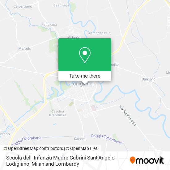 Scuola dell' Infanzia Madre Cabrini Sant'Angelo Lodigiano map