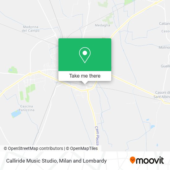 Calliride Music Studio map