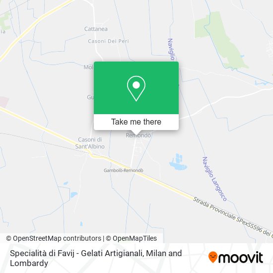 Specialità di Favij - Gelati Artigianali map