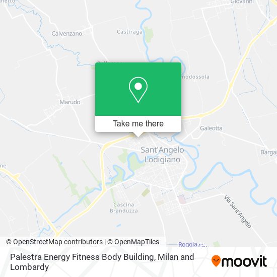 Palestra Energy Fitness Body Building map