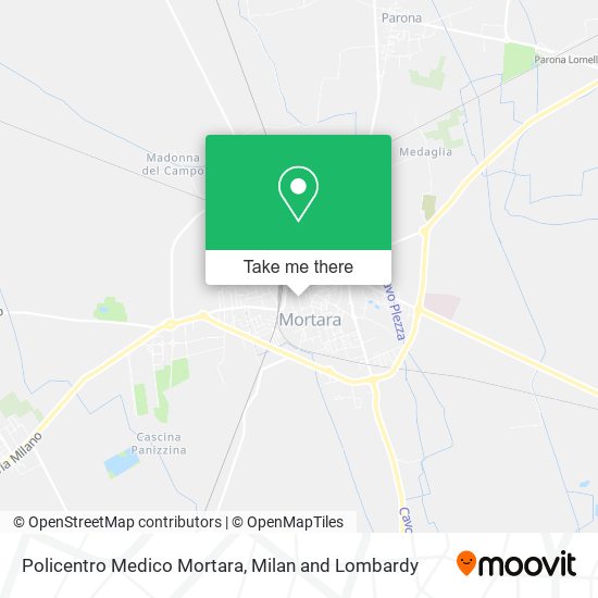 Policentro Medico Mortara map