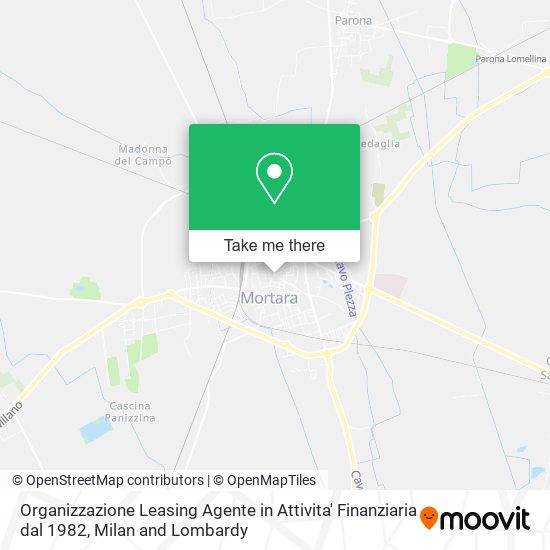 Organizzazione Leasing Agente in Attivita' Finanziaria dal 1982 map