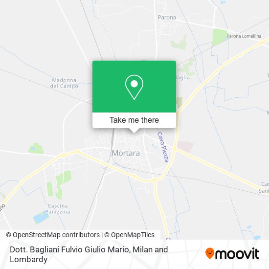 Dott. Bagliani Fulvio Giulio Mario map