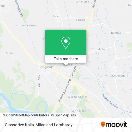 Glassdrive Italia map